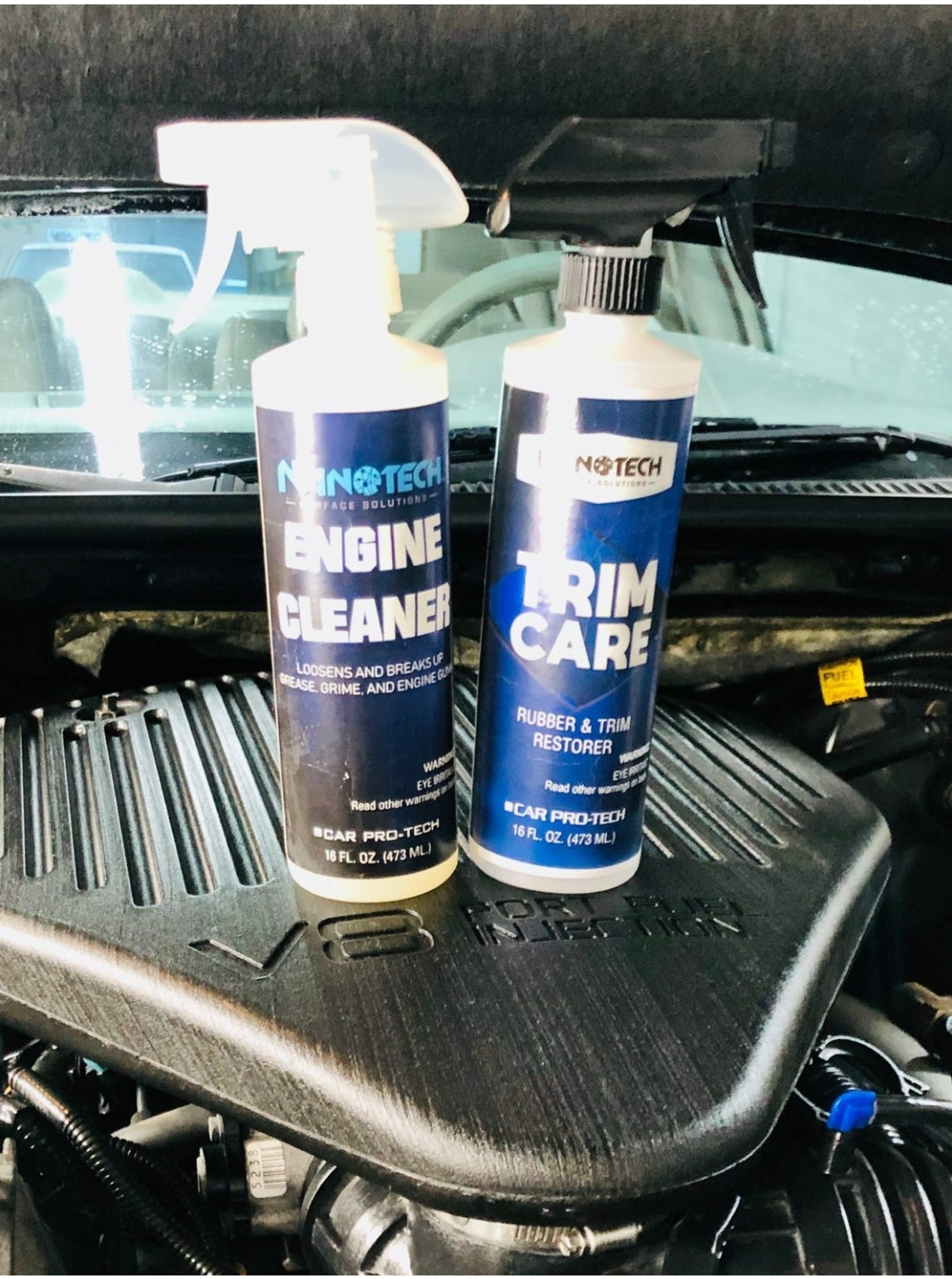  DURA-COATx Permanent Engine Bay Restorer Kit - Engine Bay  Cleaner - Trim Cleaner & Coating, Faded Plastic Restorer for a Long Lasting  Shine - Made in The USA (Cleaner & Coating